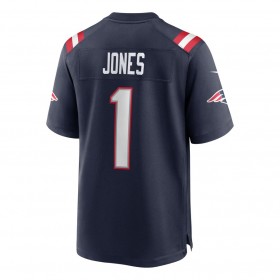Miesten New England Patriots NFL Pelipaita Mac Jones 1 Nike Navy 2021 NFL Draft